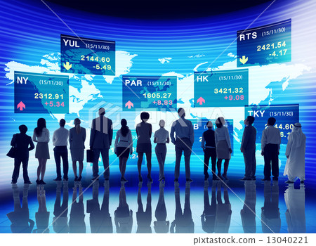 Business People Stock Exchange Finance Concept 13040221