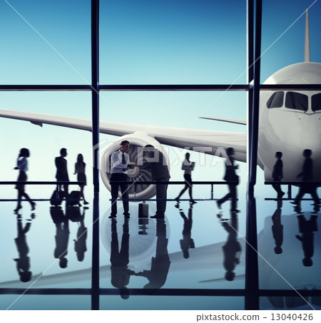Airplane Aircraft Airport Business Travel Flight Transport Conce 13040426