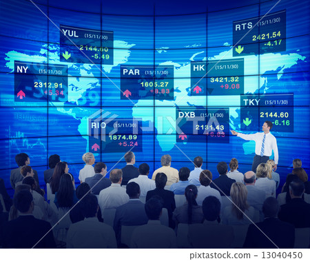 Business People Corporate Seminar Stock Exchange Finance Concept 13040450