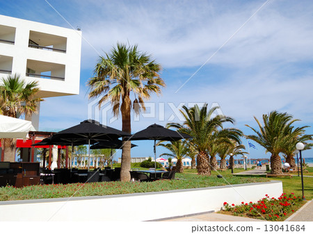 Recreation area of the luxury hotel, Crete, Greece 13041684