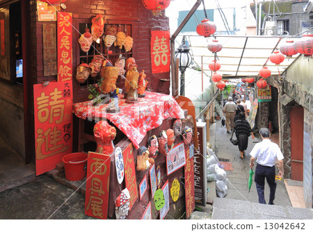 Taiwan Xinbei City Jiufen Road Fortress Road 13042642
