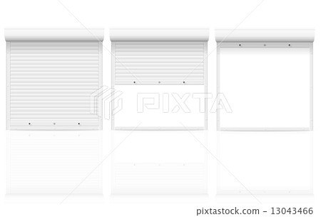 rolling shutters vector illustration rolling shutters vector illustration 13043466