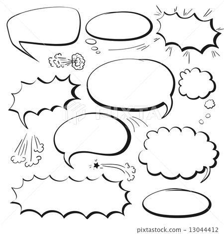 Set comics bubbles - Stock Illustration [13044412] - PIXTA