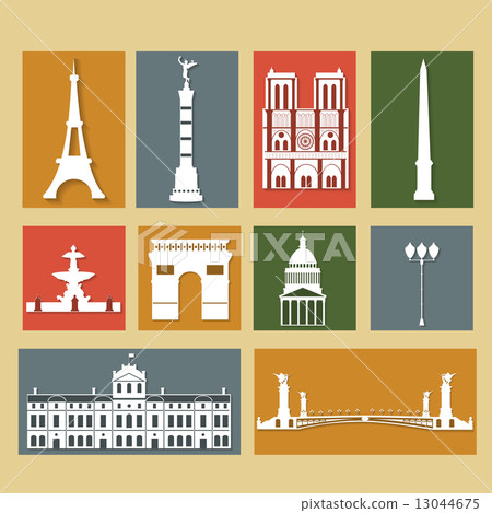 Landmarks of Paris 13044675
