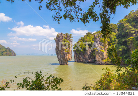 Khao Phing Kan rock island in Thailand 13044821