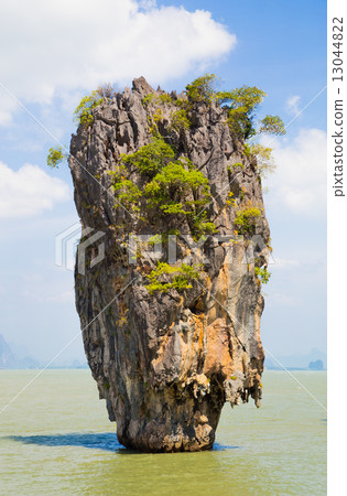Khao Phing Kan rock island in Thailand 13044822