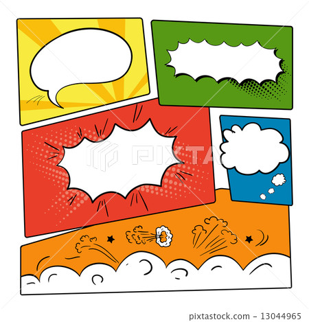 Set comics bubbles Set comics bubbles 13044965