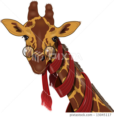 giraffe in a scarf giraffe in a scarf 13045117