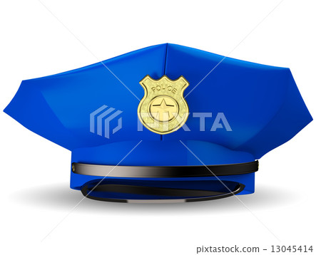 police cap - Stock Illustration [13045414] - PIXTA