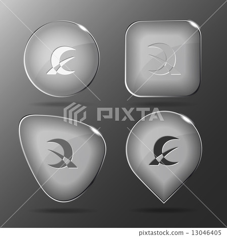 Abstract monetary sign. Glass buttons. Vector...-插圖素材 [13046405] - PIXTA圖庫