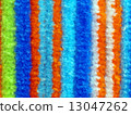 Colorful striped  fabric texture 13047262