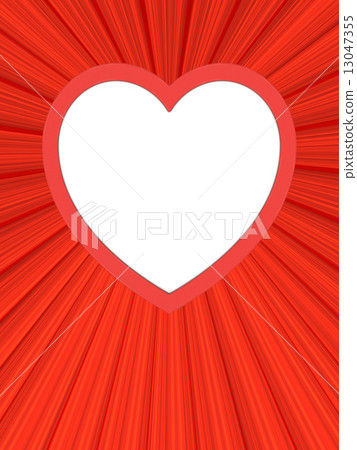 Blank heart shaped frame on red background Blank heart shaped frame on red background 13047355
