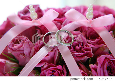 夏威夷結婚戒指枕頭 13047622