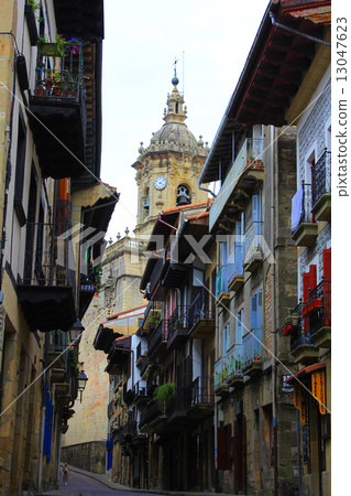 Hondarribia西班牙城市景觀 13047623