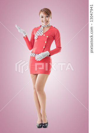 Asian flight attendant Asian flight attendant 13047941