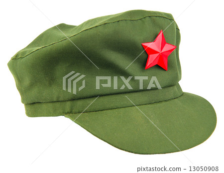 chinese comunise cap isolated white 13050908