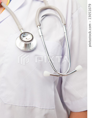 doctor sitting in working room 13051079