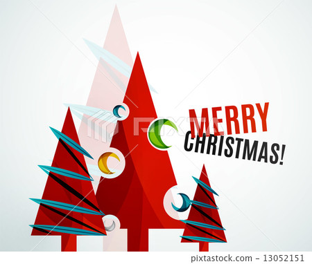 Christmas tree geometric design Christmas tree geometric design 13052151
