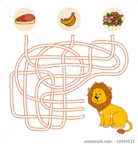 Maze game (lion) Maze game (lion) 13054515
