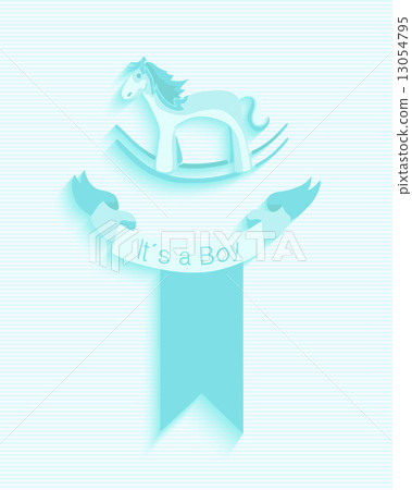 Baby shower boy invitation card design 13054795