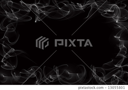 smoke border on black background 13055801