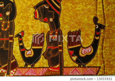 batik on the background batik on the background 13055932