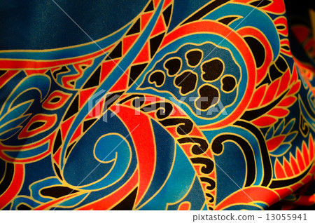 batik on the background batik on the background 13055941