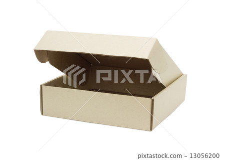 Cardboard box, isolated on white background Cardboard box, isolated on white background 13056200