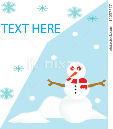 Snowman card Snowman card 13057777