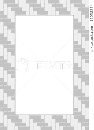 Frame of knitting mesh _ straight __ gray Frame of knitting mesh _ straight __ gray 13058254
