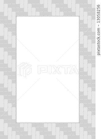 Frame of knitting mesh _ straight _ light gray Frame of knitting mesh _ straight _ light gray 13058256