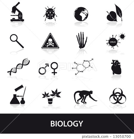 biology icons set eps10 biology icons set eps10 13058700