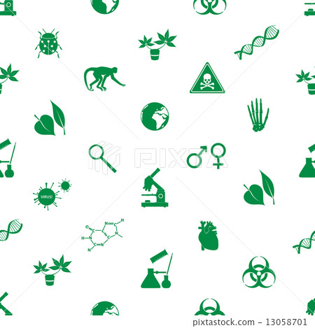 biology icons seamless pattern eps10 biology icons seamless pattern eps10 13058701