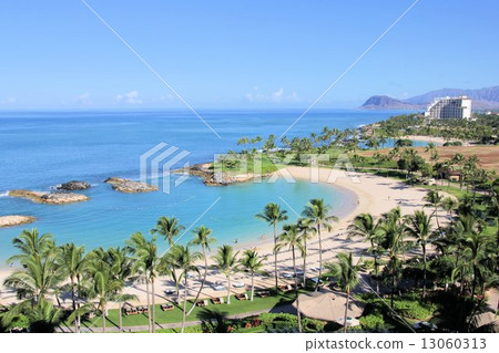 Hawaii Ko Olina Beach early morning 13060313