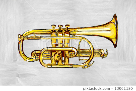 Trumpet Painting Image 13061180
