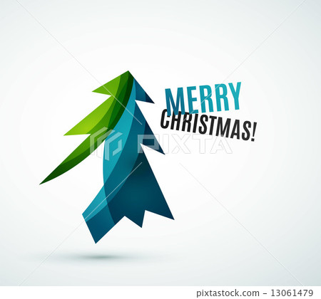 Christmas tree modern geometric design Christmas tree modern geometric design 13061479