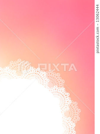 花邊和粉紅色的背景 花邊和粉紅色的背景 13062444