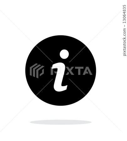 Information icon on white background. 13064835