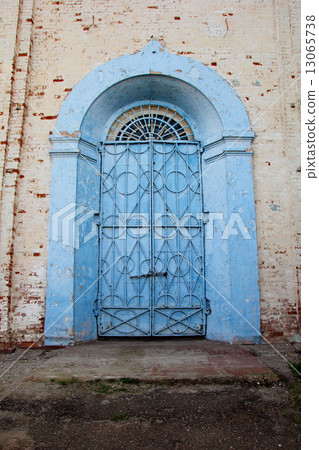old iron door of the church old iron door of the church 13065738