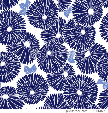 Chrysanthemum pattern - Stock Illustration [13066074] - PIXTA