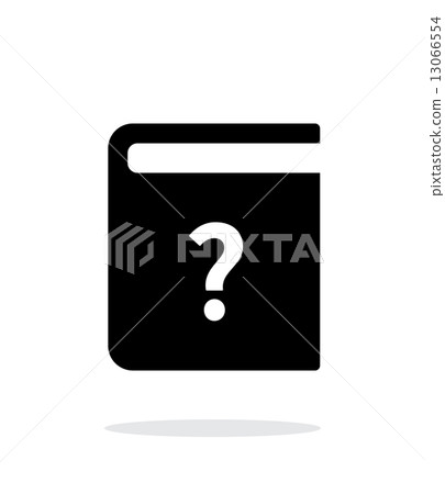 Help book icon on white background. Help book icon on white background. 13066554