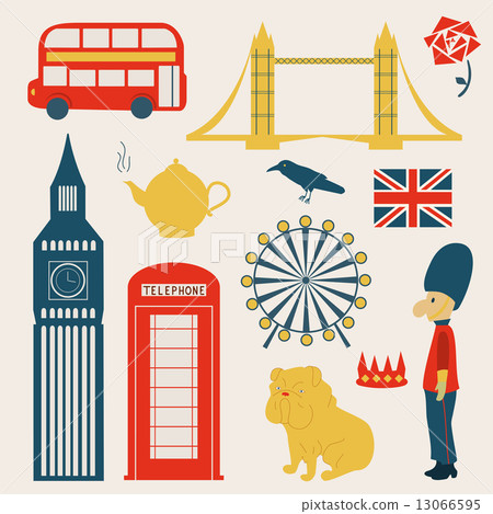 London vector set 13066595