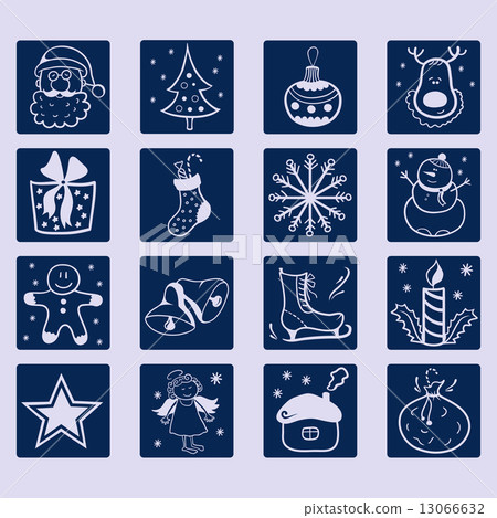 Christmas icon set Christmas icon set 13066632