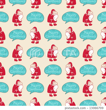 Christmas vector seamless pattern - Stock Illustration [13066709] - PIXTA