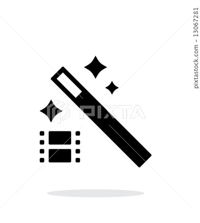 Magic video icon. Magic video icon. 13067281