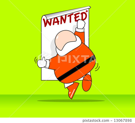 Santa Claus closed the banner to get want Santa Claus to express Santa Claus closed the banner to get want Santa Claus to express 13067898