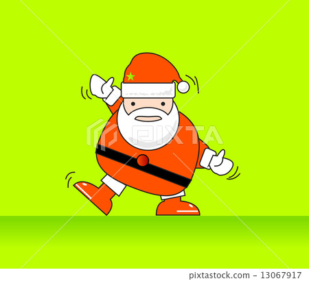 Santa Clause happy dance 01 Santa Clause happy dance 01 13067917