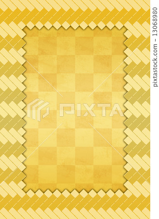 Gold foil and knitting (diagonal) _ gold Gold foil and knitting (diagonal) _ gold 13068980