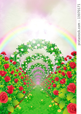 Rose flower road Rose flower road 13070171