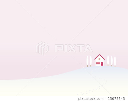 高原雪景觀 高原雪景觀 13072543